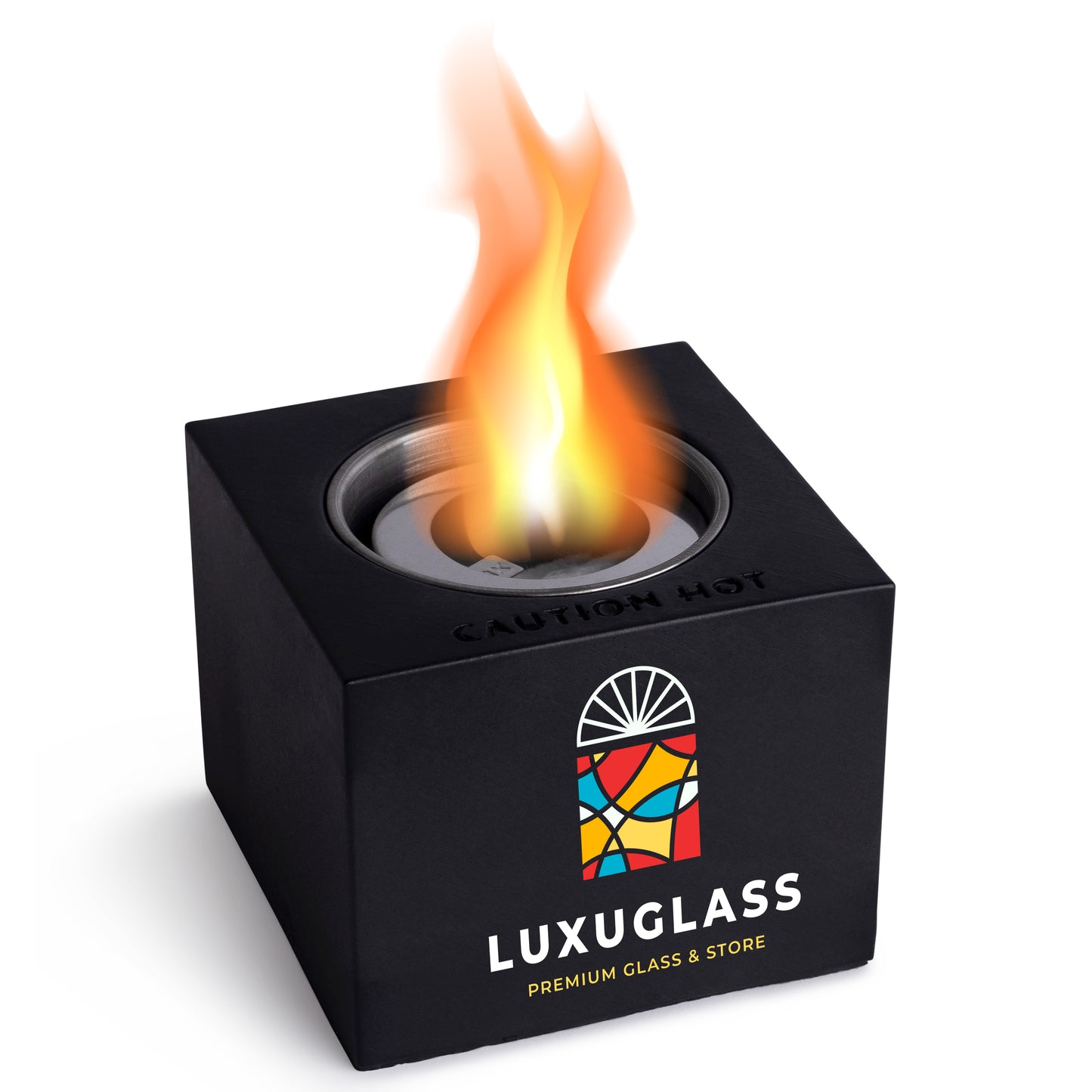 Indoor/Outdoor Table Top Fire Pit (Black)